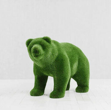Topiaire Ours en Gazon